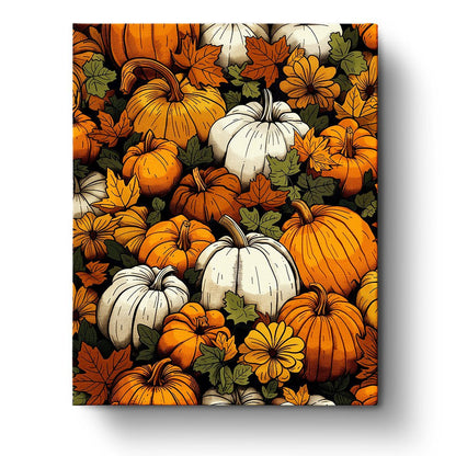 Autumn Pumpkins Bliss - Halloween - Judy Paint