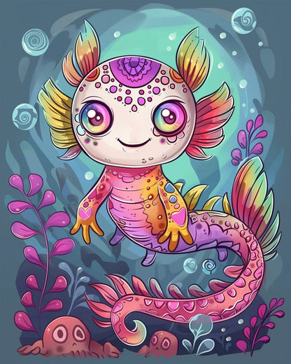 Axolotl Animal - Judy Paint