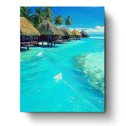 Bali - Overwater Bungalows Paradise - Judy Paint