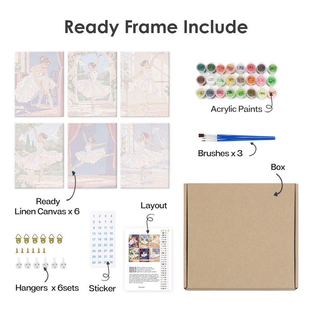 What's included with the framed canvas version