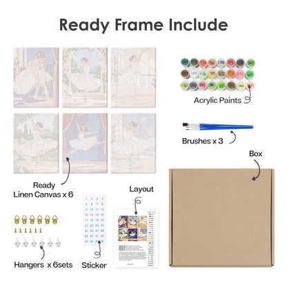 What's included with the framed canvas version