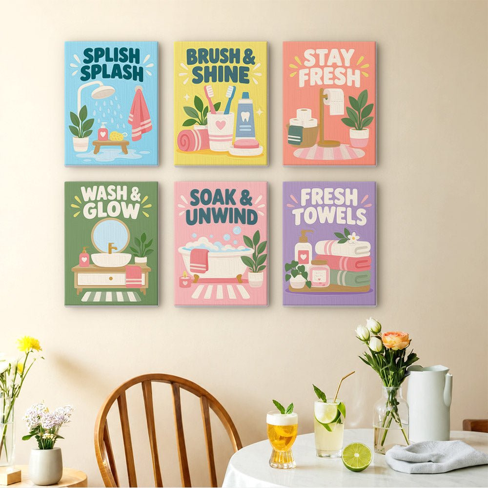 Bathroom Bliss mini painting set