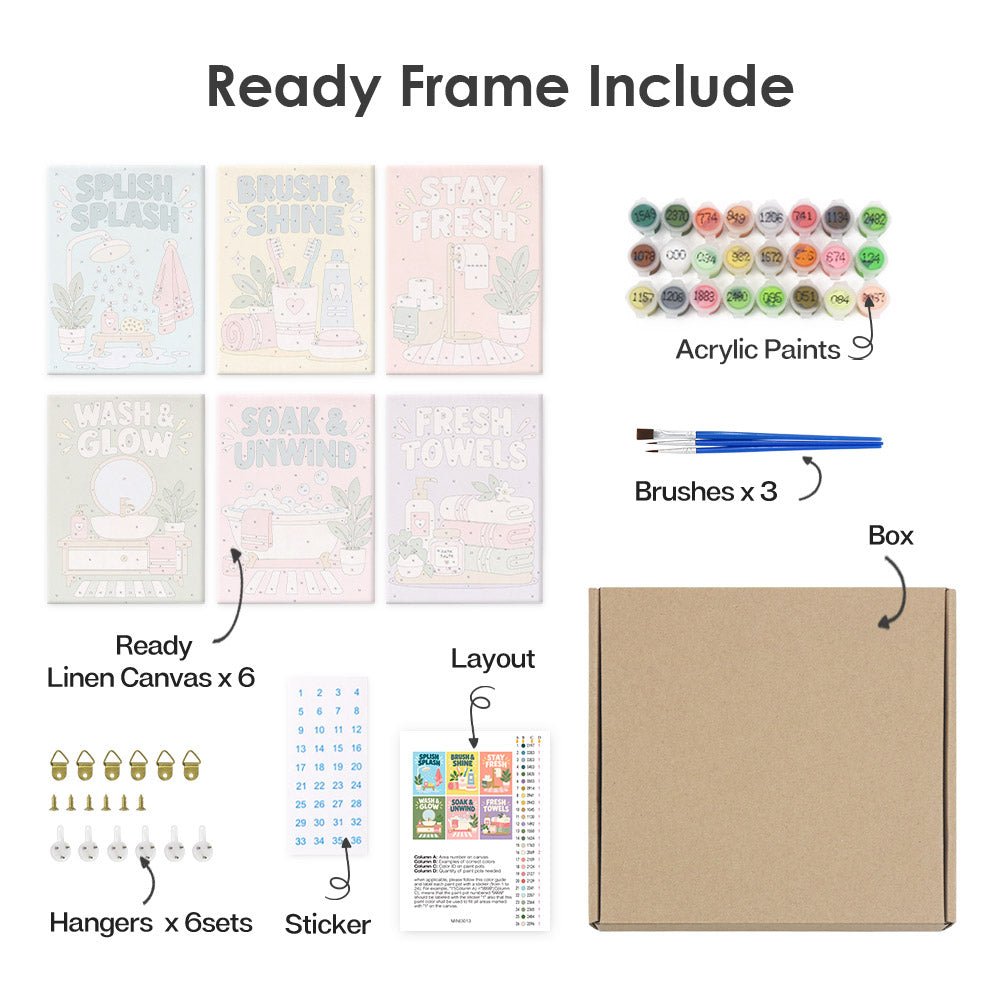 What's included with the framed canvas version