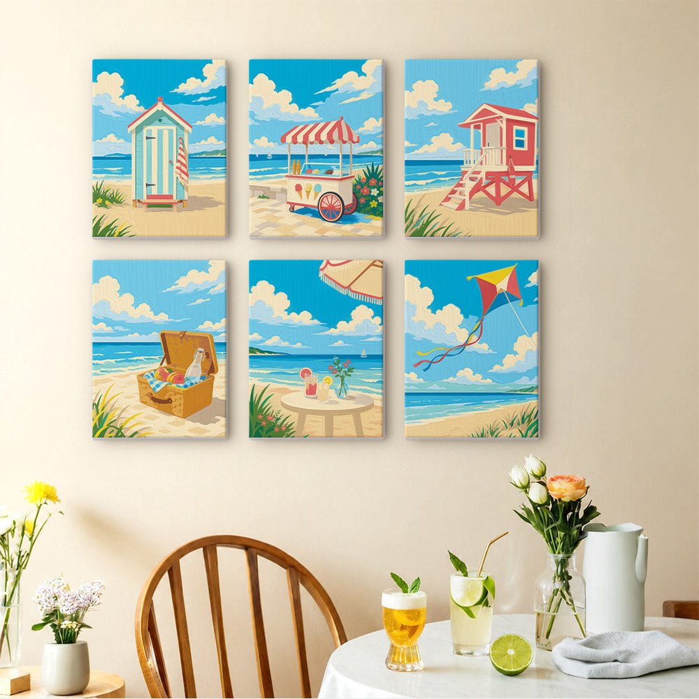 Beach Days mini painting set