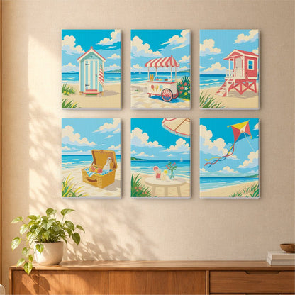 Beach Days mini painting set
