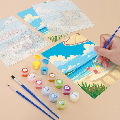 Beach Days mini painting set