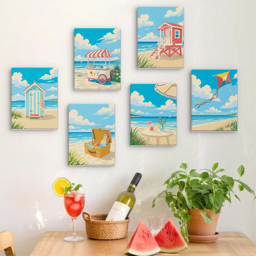 Beach Days mini painting set