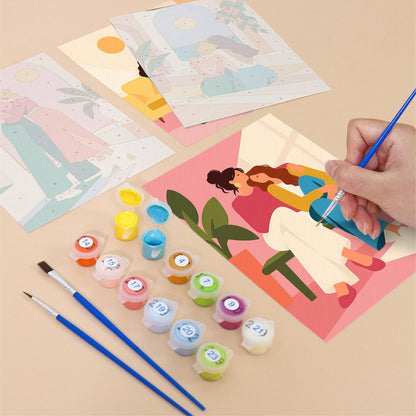 Best Friends mini painting set