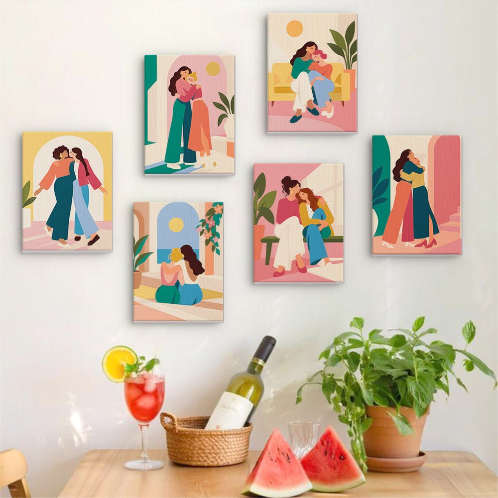 Best Friends mini painting set