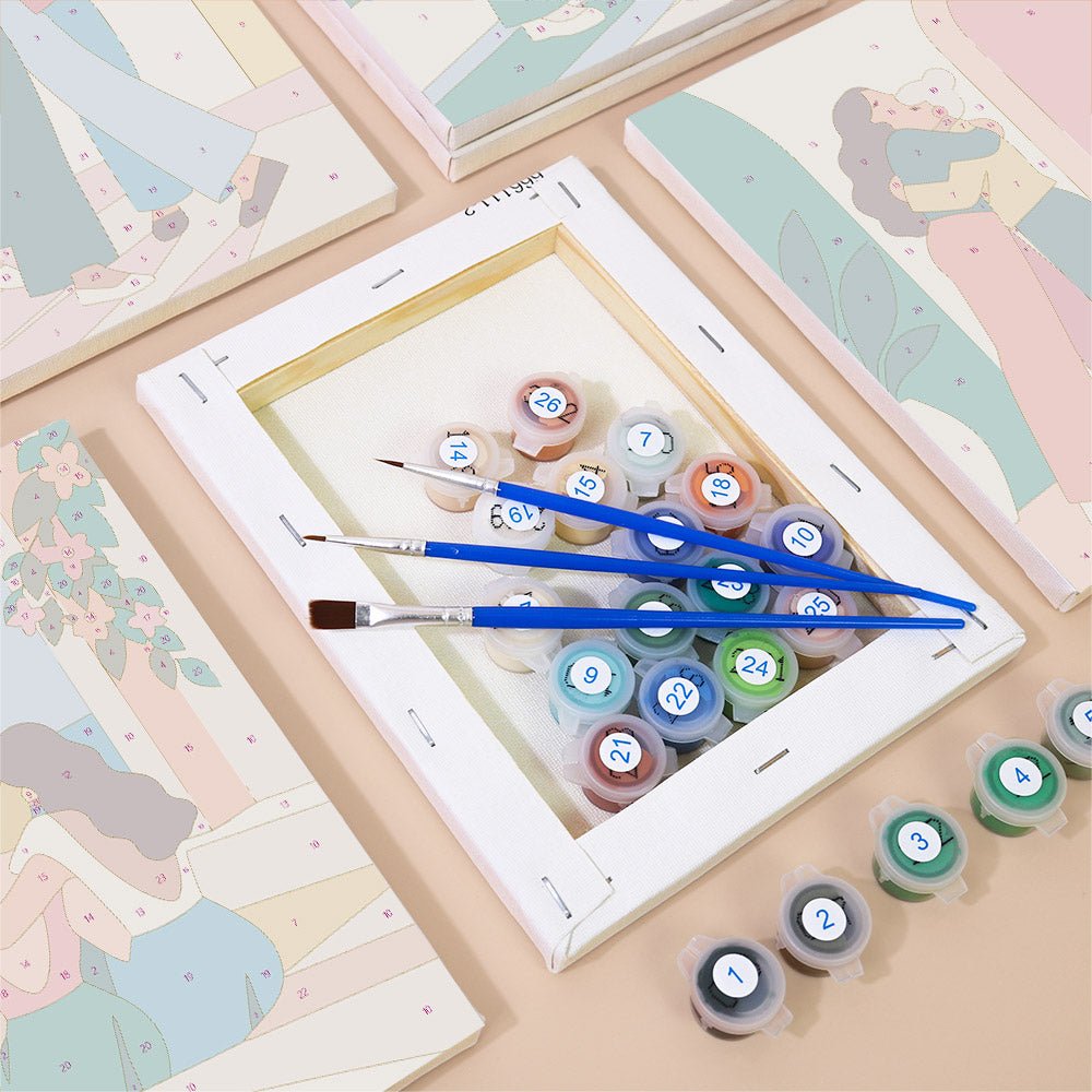 Best Friends mini painting set
