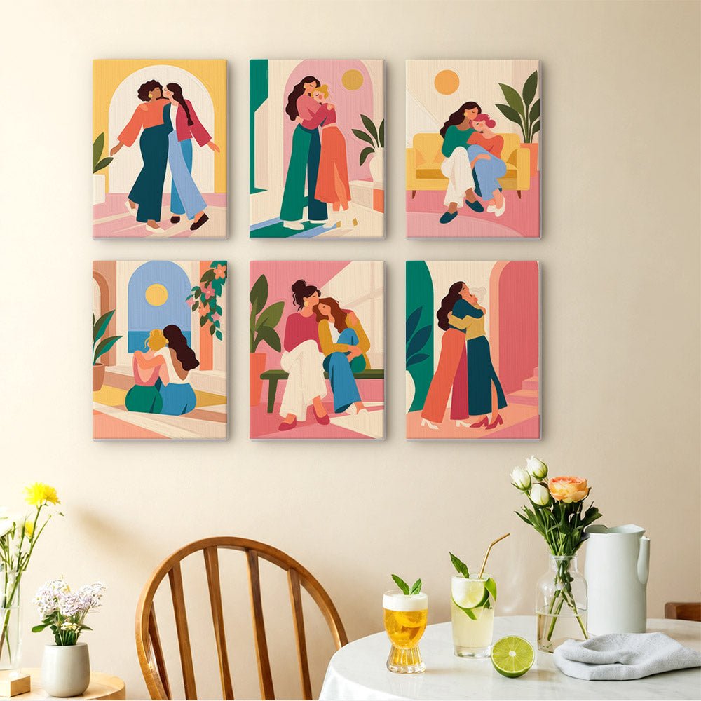 Best Friends mini painting set