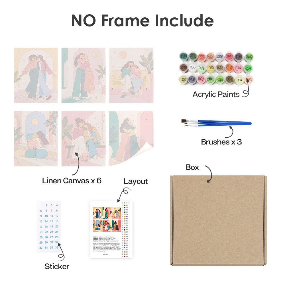 What's included with the no-frame version