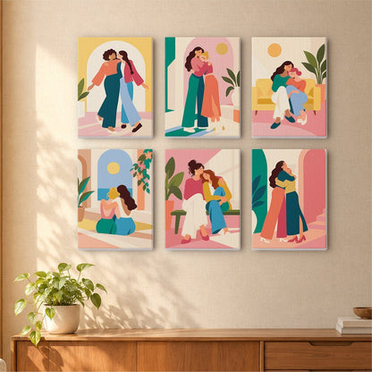 Best Friends mini painting set
