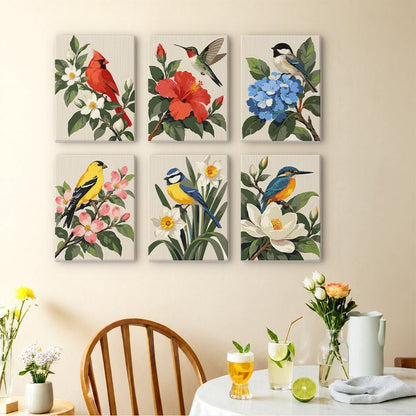 Birds and Blossoms mini painting set