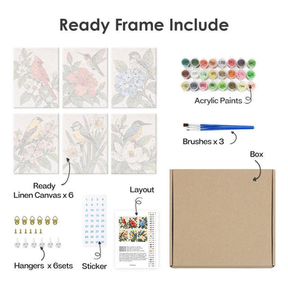 What's included with the framed canvas version
