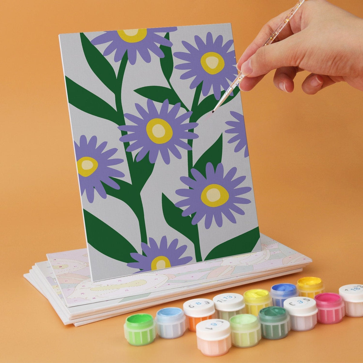 Bloom Garden – Set of 6 Mini Paintings - Judy Paint