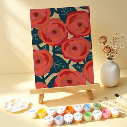 Bloom Garden – Set of 6 Mini Paintings - Judy Paint