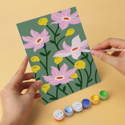 Bloom Garden – Set of 6 Mini Paintings - Judy Paint