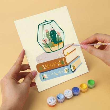 Blooming Books – Set of 6 Mini Paintings - Judy Paint