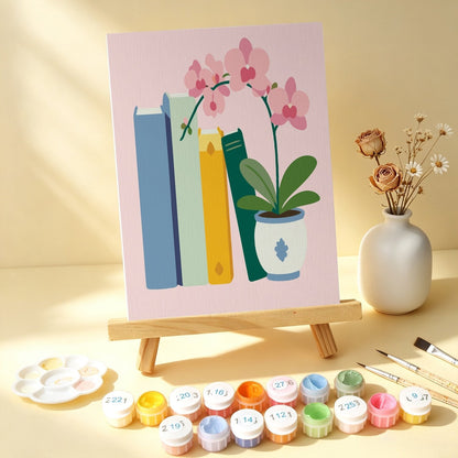 Blooming Books – Set of 6 Mini Paintings - Judy Paint
