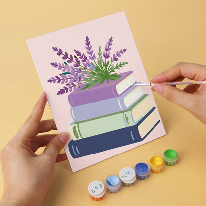 Blooming Books – Set of 6 Mini Paintings - Judy Paint