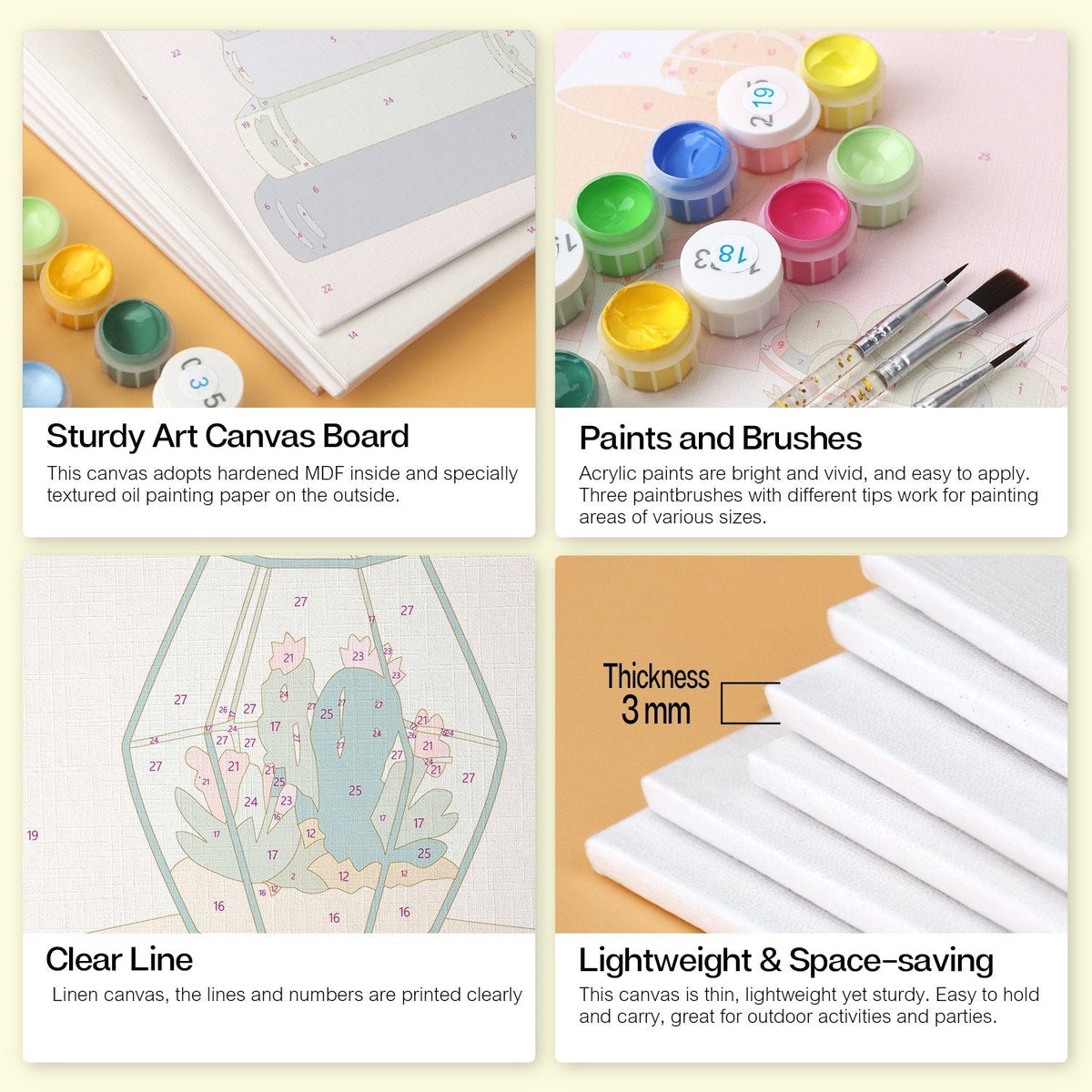 Blooming Books – Set of 6 Mini Paintings - Judy Paint