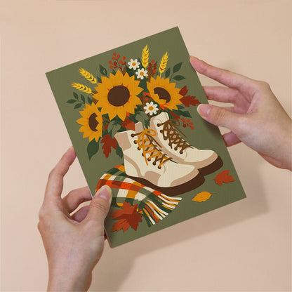 Blooming Boots mini painting set