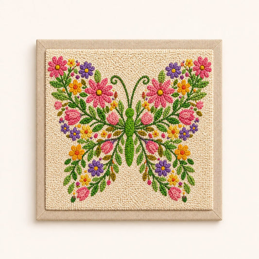 Blooming Butterfly Garden - Square Edition - Judy Paint