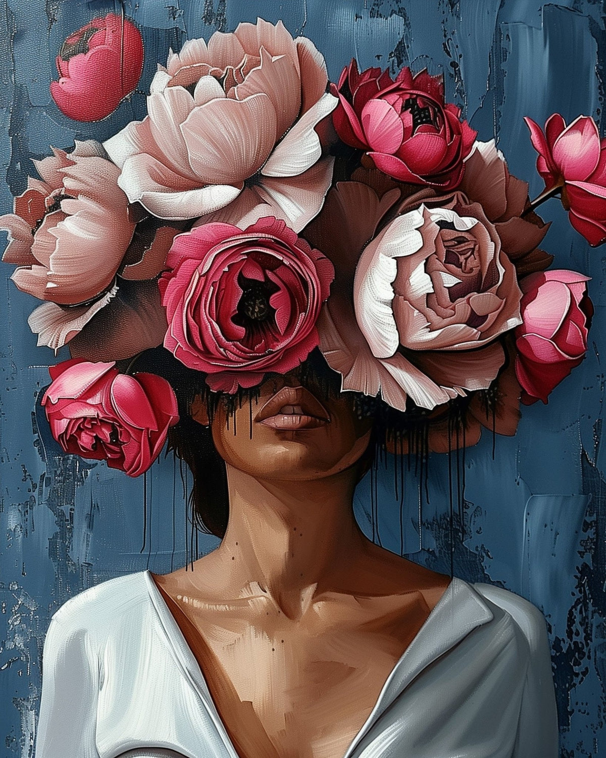 Blooming Elegance - Floral Women - Judy Paint