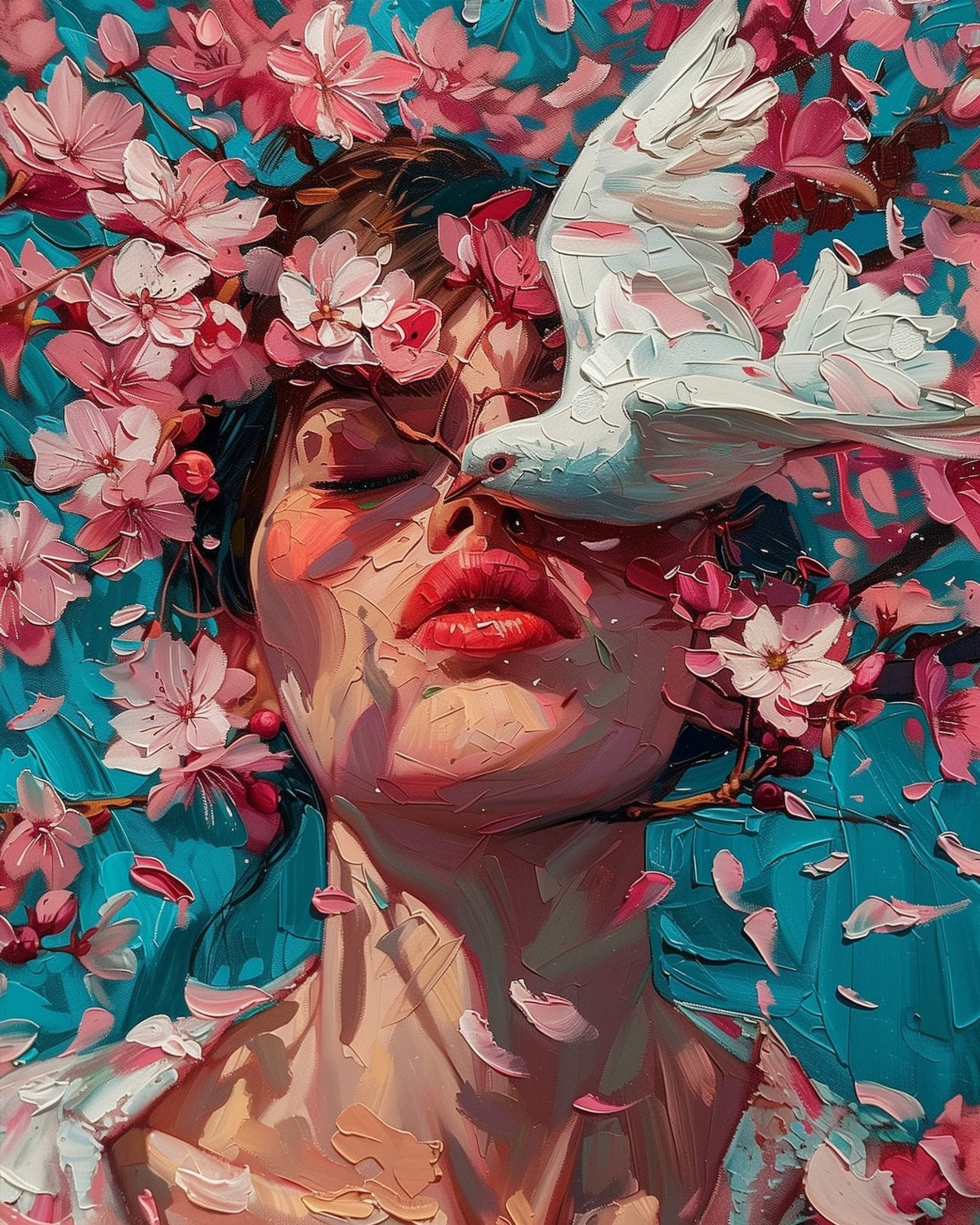 Blossom Harmony - Floral Women - Judy Paint