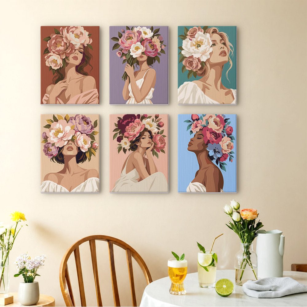 Blossom Portraits mini painting set