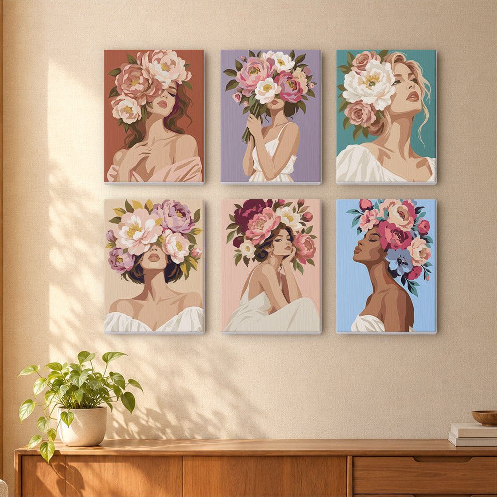 Blossom Portraits mini painting set