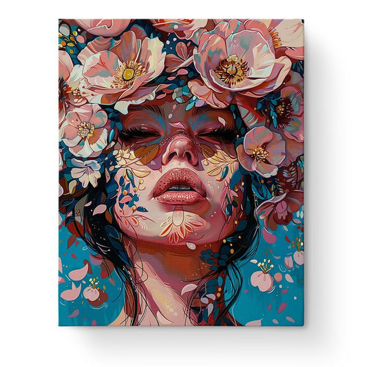 Blossom Serenity - Floral Women - Judy Paint