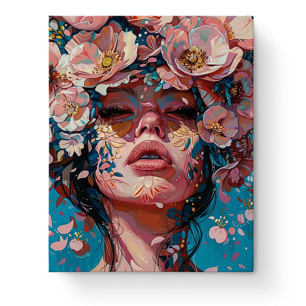 Blossom Serenity - Floral Women - Judy Paint
