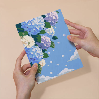 Blue Sky Blooms mini painting set