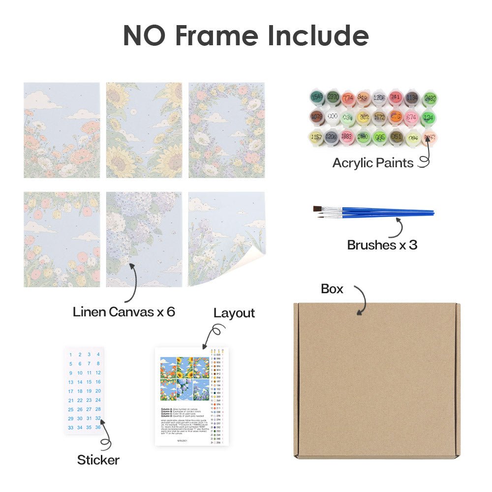 What's included with the no-frame version