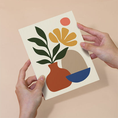 Boho Potted Plants mini painting set