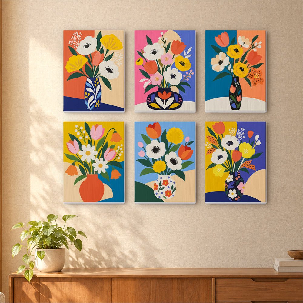 Bold Bouquets mini painting set