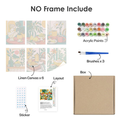 What's included with the no-frame version
