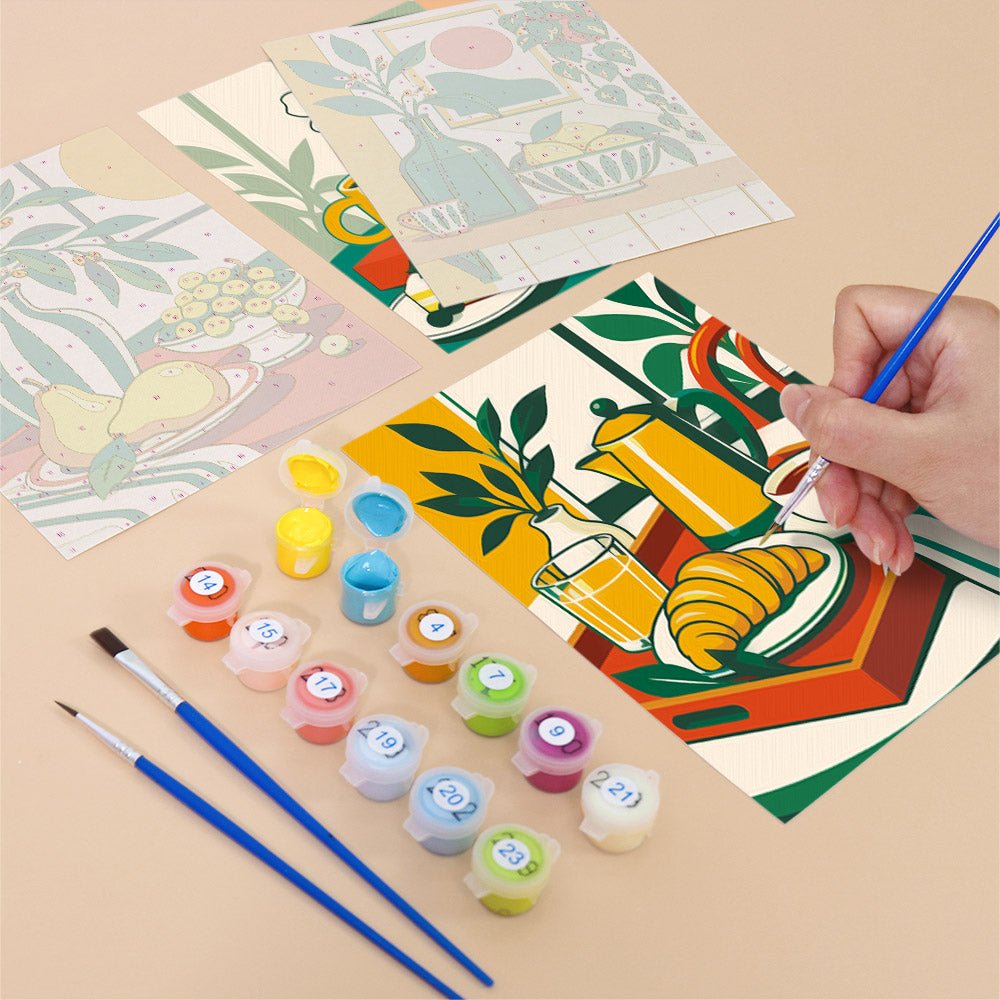 Bold Brunch mini painting set