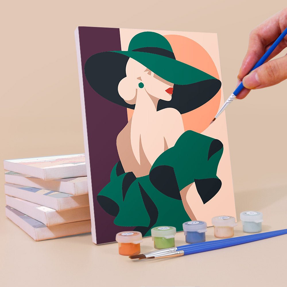 Bold Hat Ladies mini painting set