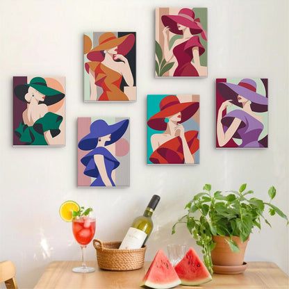 Bold Hat Ladies mini painting set