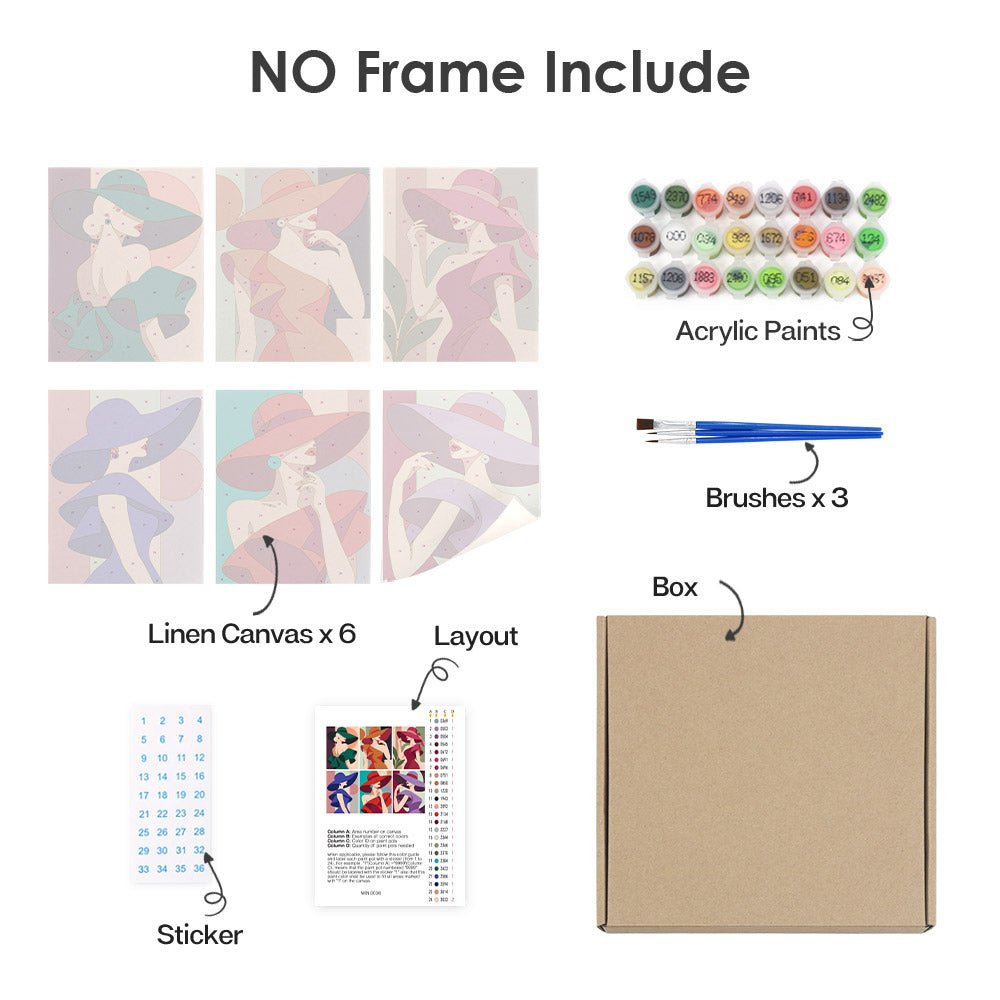 What's included with the no-frame version