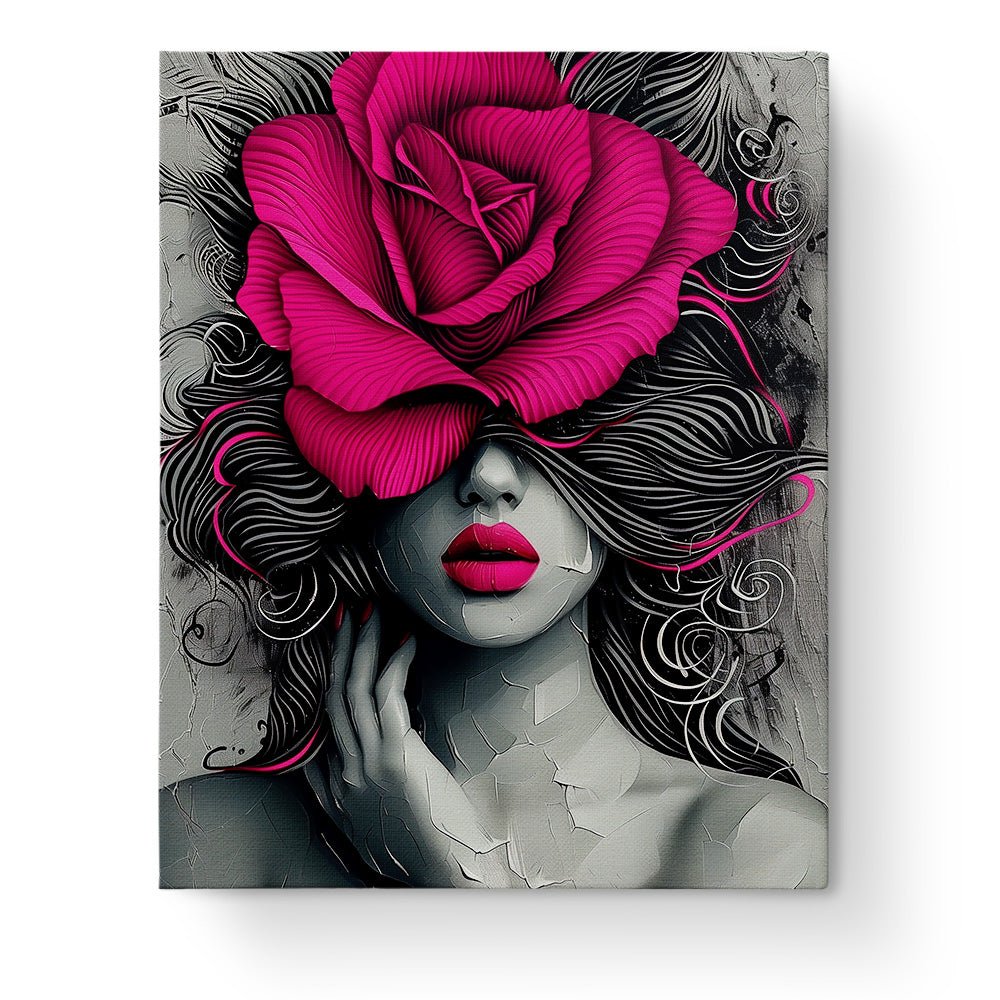 Bold Rose Fantasy - Floral Women - Judy Paint