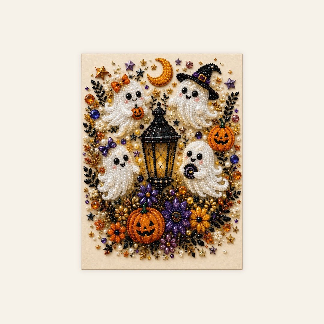 Boo Crew Lantern Glow – Pearl Painting - Judy Paint