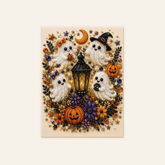 Boo Crew Lantern Glow – Pearl Painting - Judy Paint