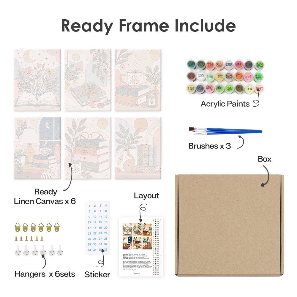 What's included with the framed canvas version