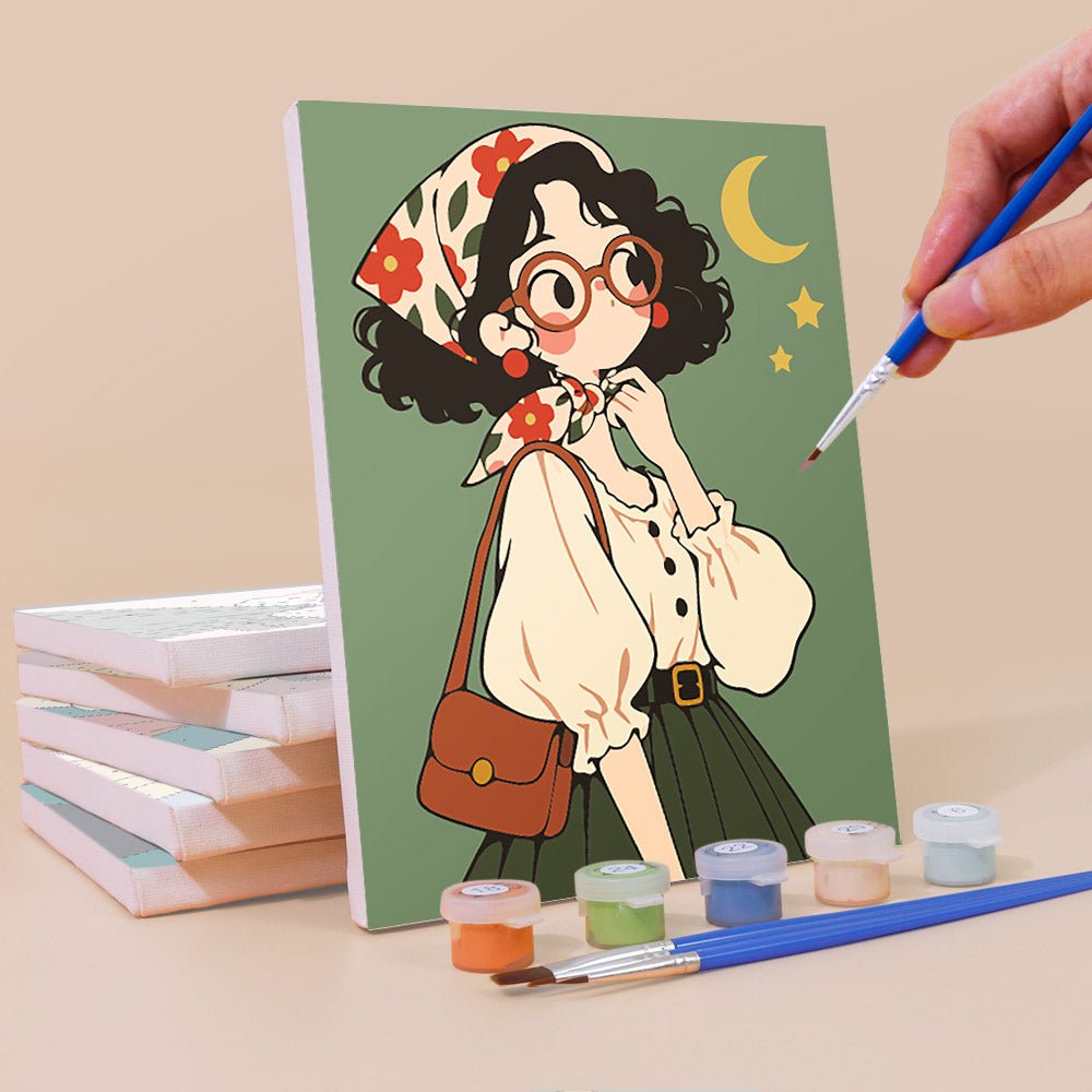 Bookish Girls mini painting set