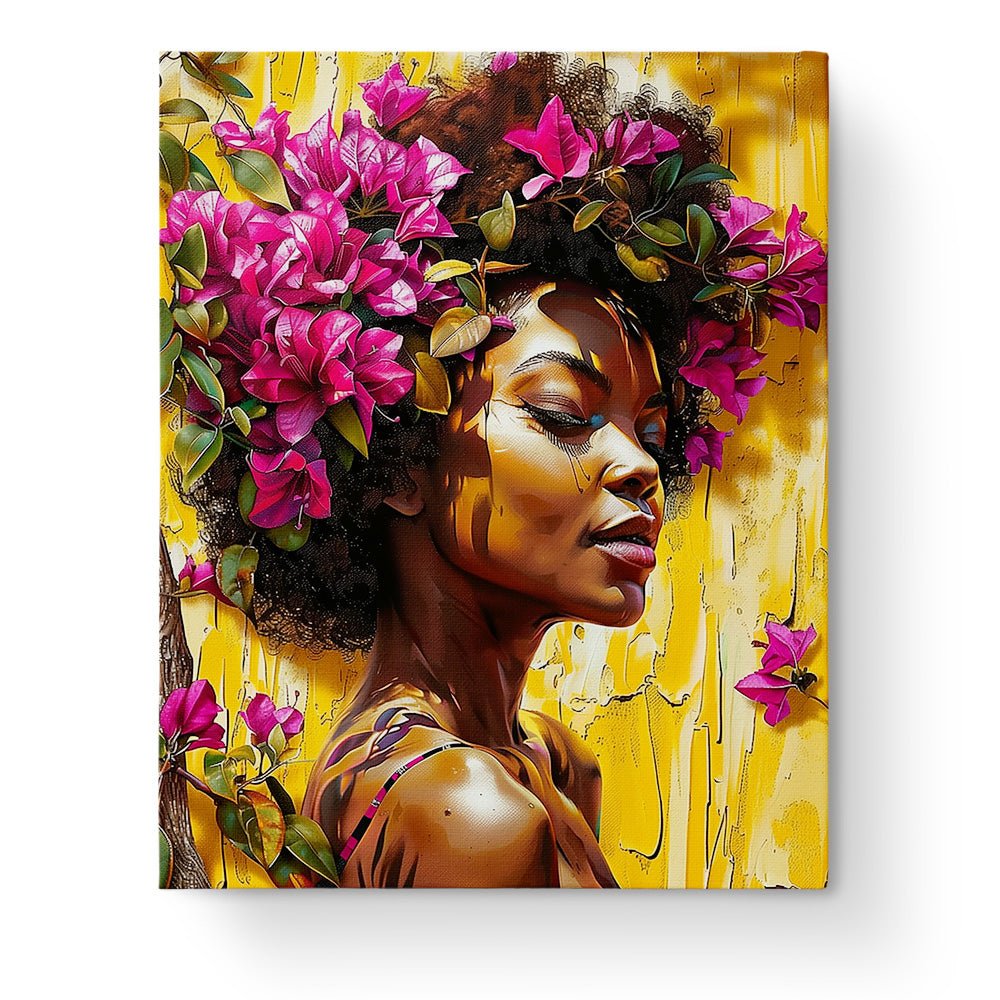 Bougainvillea Elegance - Floral Women - Judy Paint