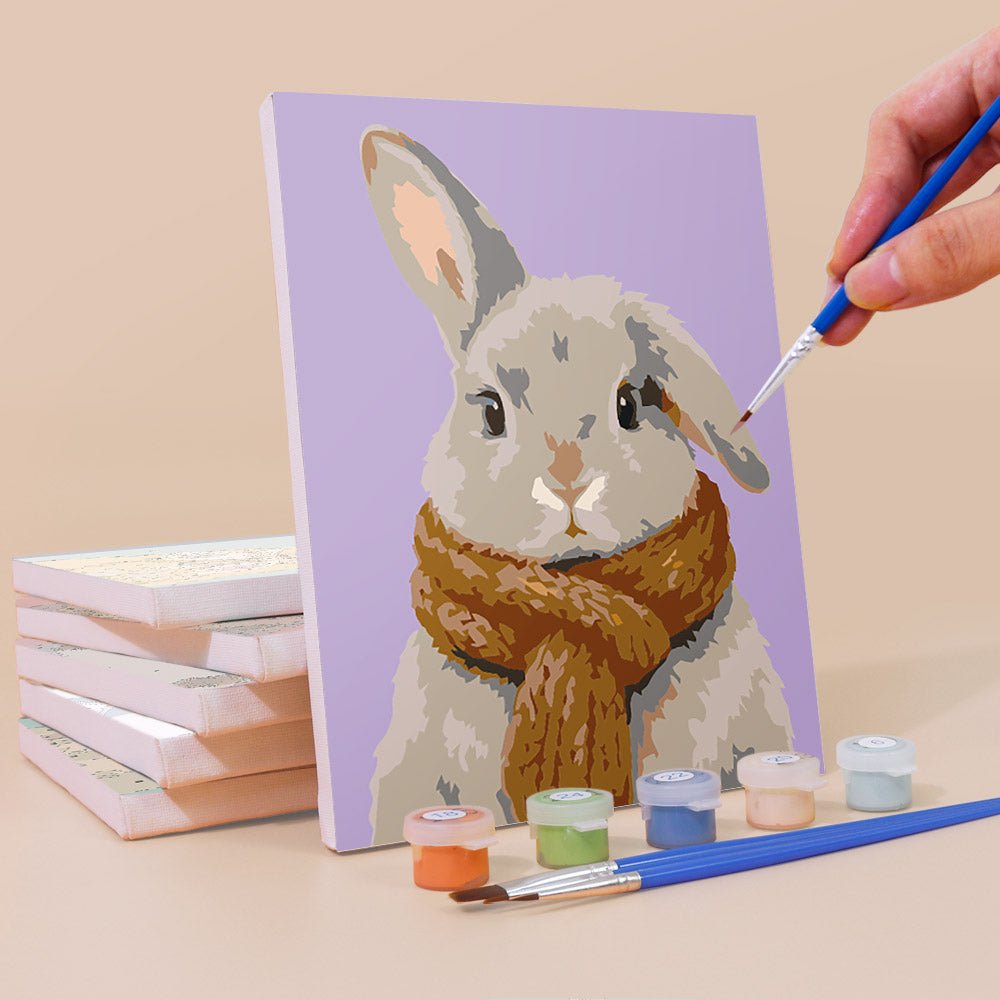 Bunny Friends mini painting set